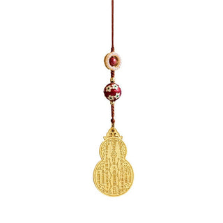 Buddha Gift Wu Lou Gourd Fu Character Tai Sui Amulet Fortune Phone Hanging Decoration Key Chain