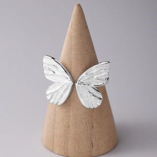 Buddha Gift 925 Sterling Silver Butterfly Love Freedom Ring