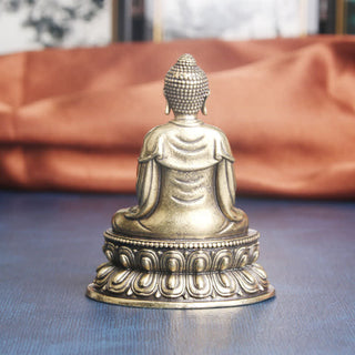 Buddha Gift Tathagata Buddha Serenity Copper Statue Decoration