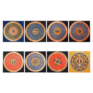 Buddha Gift Tibetan Handmade Thangka Painting Blessing Thangka Blind Box Random Color Pattern