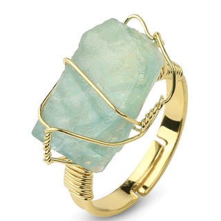 Buddha Gift Natural Crystal Gemstone Amethyst Adjustable Ring
