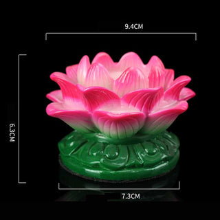 Buddha Gift Meditation Prayer Altar Lotus Flower Candle Holder Buddhist Temple Rituals Use Items