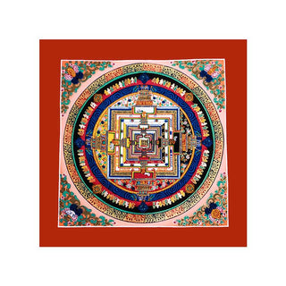 Buddha Gift Tibetan Handmade Thangka Mandala Painting Blind Box Random Color Pattern