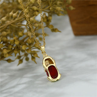 Buddha Gift Natural Garnet Pixiu Fortune Necklace