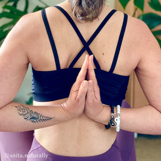 Buddha Gift 2Pcs Black Onyx White Turquoise Bead Yin Yang Protection Couple Bracelet