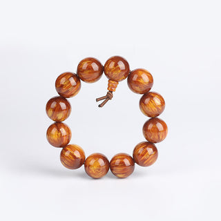 Buddha Gift Golden Sea Willow Success Positive Bracelet Mala