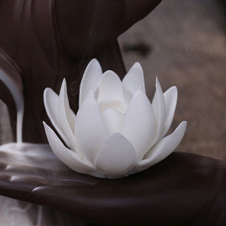 Buddha Gift Tibetan Lotus Blessing Incense Burner Decoration