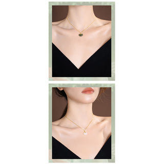 Buddha Gift 925 Sterling Silver Natural Hetian Jade Cyan Jade Luck Laughing Buddha Butterfly Necklace Pendant