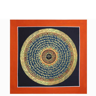 Buddha Gift Tibetan Handmade Thangka Painting Spiritual Blessing Blind Box Random Color Pattern