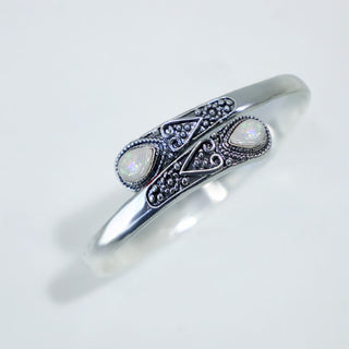 Buddha Gift Zircon Water Drop Pattern Healing Cuff Bracelet Bangle