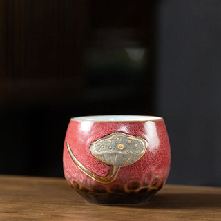 Buddha Gift Lotus Pod Engraved Teacup Kung Fu Tea Cup