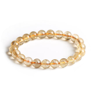Buddha Gift Natural Citrine Blessing Protection Bracelet