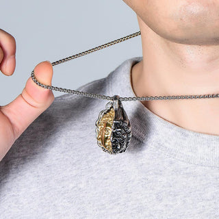 Buddha Gift Half Buddha Half Devil Powerful Necklace