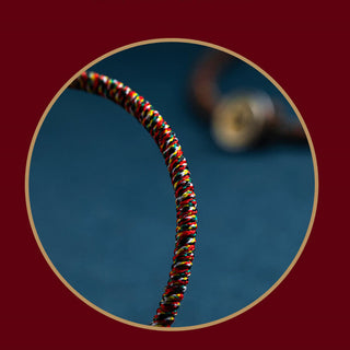 Buddha Gift Handmade 925 Sterling Silver Chinese Zodiac Natal Buddha Protection Colorful Rope Bracelet