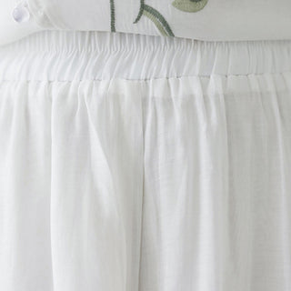 Buddha Gift 2Pcs Flower Embroidery Short Sleeve Tee T-shirt Wide Leg Pants Set