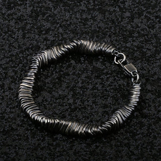 Buddha Gift 925 Sterling Silver Vintage Twisted Design Wealth Healing Chain Bracelet