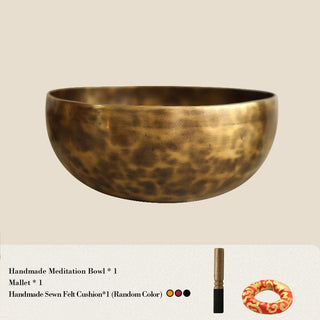 Buddha Gift Tibetan Sound Bowl Handcrafted for Healing and Meditation Positive Energy Singing Bowl Set