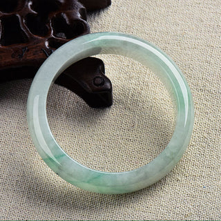 Buddha Gift Natural Jade Luck Healing Prosperity Bangle Bracelet