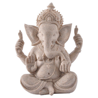 Buddha Gift Ganesh Ganpati Elephant Statue Wealth Blessing Home Decoration