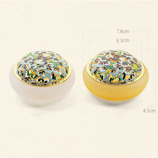 Buddha Gift Lotus Liuli Crystal Healing Meditation Incense Burner