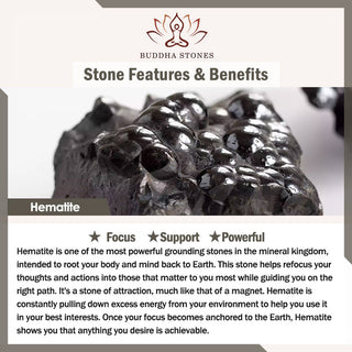 Buddha Gift Rainbow Hematite Wellness Bracelet