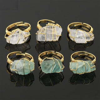 Buddha Gift Natural Crystal Gemstone Amethyst Adjustable Ring
