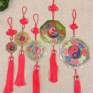 Buddha Gift Feng Shui Bagua Map Chinese Knotting Harmony Energy Map Mirror