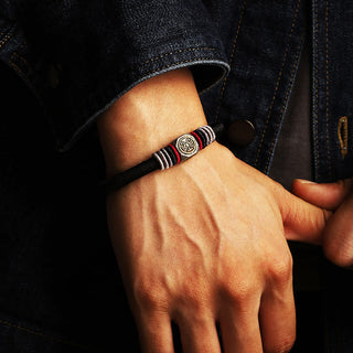 Buddha Gift 925 Sterling Silver Perfect Knot King Kong Knot Faith Strength Bracelet