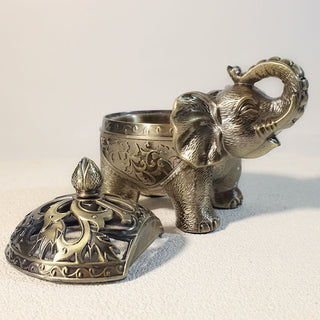 Buddha Gift Elephant Alloy Incense Holder Home Decoration Incense Burner