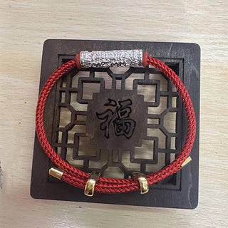 Buddha Gift Tibet Handmade Tai Sui Rope Protection Strength Braided Bracelet