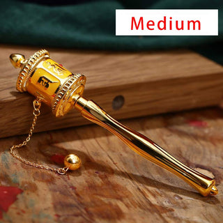 Buddha Gift Tibetan Prayer Wheel Six True Words Blessing Meditation Decoration