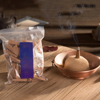 Buddha Gift Small Copper Prayer Altar Portable Burning Holder Incense Sage Smudging Rituals Use Items