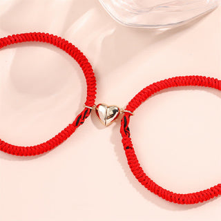 Buddha Gift 2Pcs Tibetan Luck Chinese Knot Protection String Bracelet