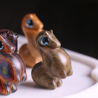 Buddha Gift Small Leaf Red Sandalwood Green Sandalwood Lucky Mini Horse Protection Decoration