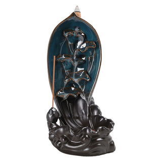 Buddha Gift Waterfall Incense Burner Backflow Incense Holder