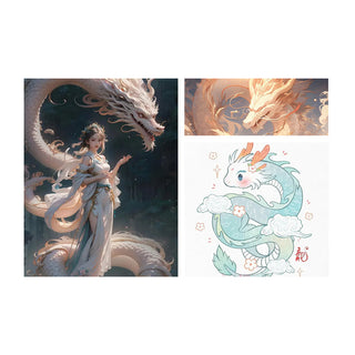 Buddha Gift 925 Sterling Silver Year of the Dragon Design Luck Metal Cuff Bracelet Bangle