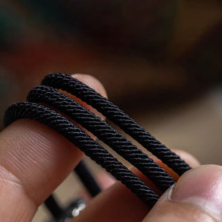 Buddha Gift Tibetan Om Mani Padme Hum Carved Amulet Double Wrap Bracelet