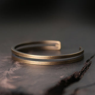 Buddha Gift Rustic Copper Luck Viking Cuff Bracelet