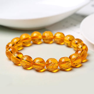 Buddha Gift Tibet White Crystal Black Onyx Om Mani Padme Hum Meditation Bracelet