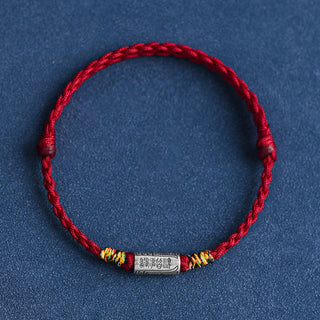 Buddha Gift Handcrafted 925 Sterling Silver Everything Goes Well Design Protection Strength Bracelet Anklet