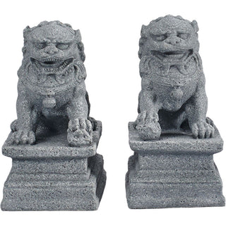 Buddha Gift Lion Fu Foo Dogs Elephant Ward Off Evil Blessing Home Decoration