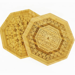 Buddha Gift Feng Shui Bamboo Bagua Map Harmony Energy Map