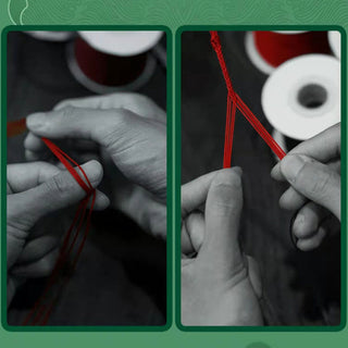 Buddha Gift 925 Sterling Silver Fu Character Zongzi Pattern Multicolored String Luck Handmade Braided Bracelet