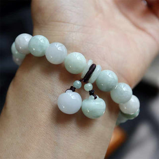 Buddha Gift Natural Jade Pi Xiu Buddha Gourd Apple Success Bracelet