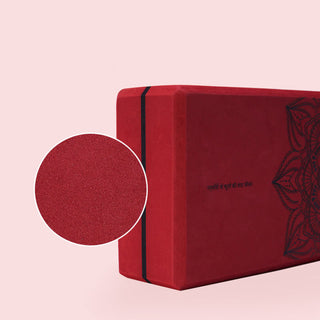 Buddha Gift Tibetan Mandala Mindful Soft Non-Slip Foam Yoga Block