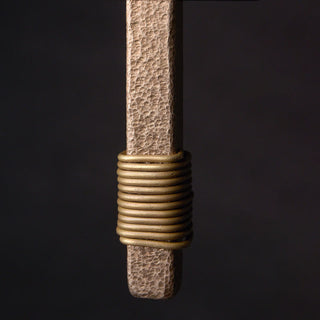 Buddha Gift Vintage Textured Design Copper Wealth Necklace Pendant