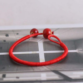 Buddha Gift FengShui Lucky Red String Ceramic Bracelet
