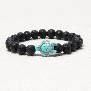 Buddha Gift Natural Stone Sea Turtle Turquoise Blessing Bracelet