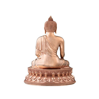 Buddha Gift Gautama Shakyamuni Buddha Figurine Serenity Copper Statue Home Decoration