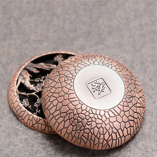 Buddha Gift Plum Flower Orchid Chrysanthemum Pattern Peace Incense Burner Decoration